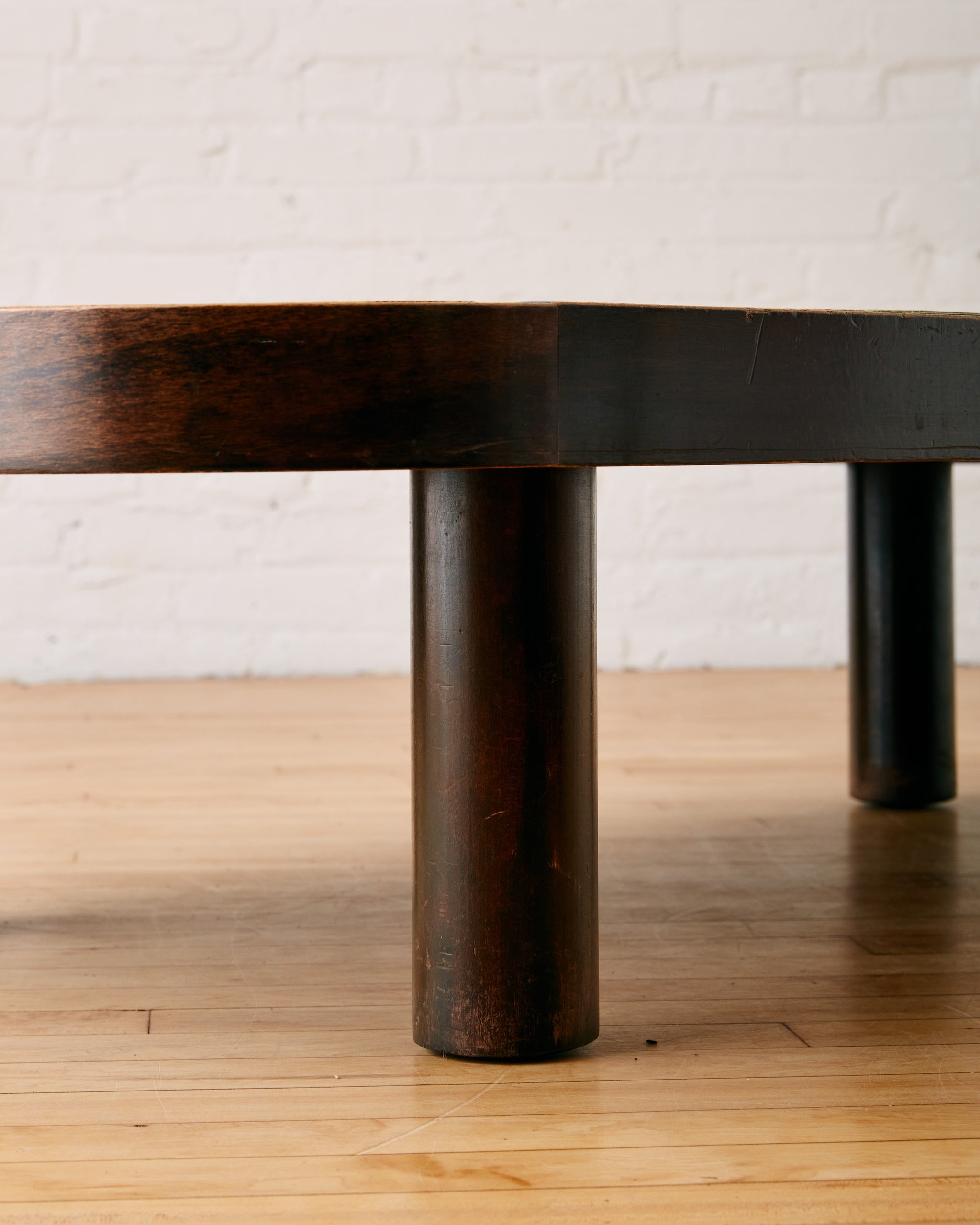 SHOGUN' CERAMIC TILE TOP COFFEE TABLE BY ROGER CAPRON C. 1960