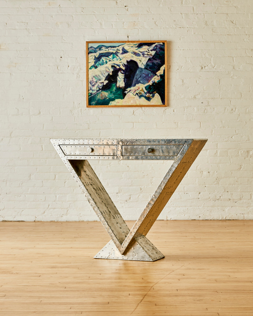 MODERNIST RIVETED CONSOLE C. 1970 – Somerset House