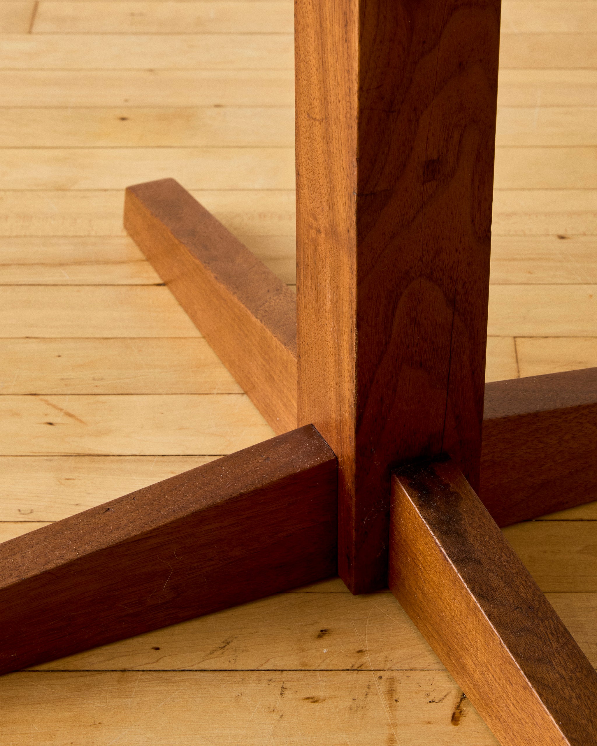NEW HOPE MODERN WALNUT CENTER TABLE IN THE MANNER OF GEORGE