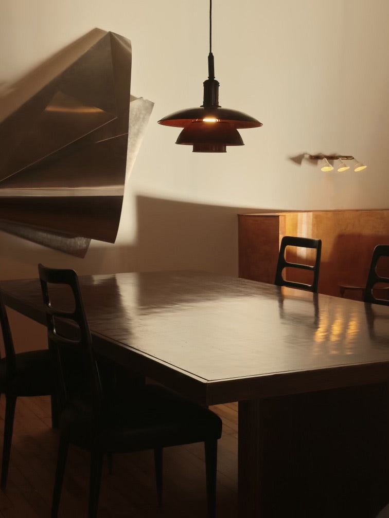 POUL HENNINGSEN FOR LOUIS POULSEN 4/4 COPPER CEILING LAMP
