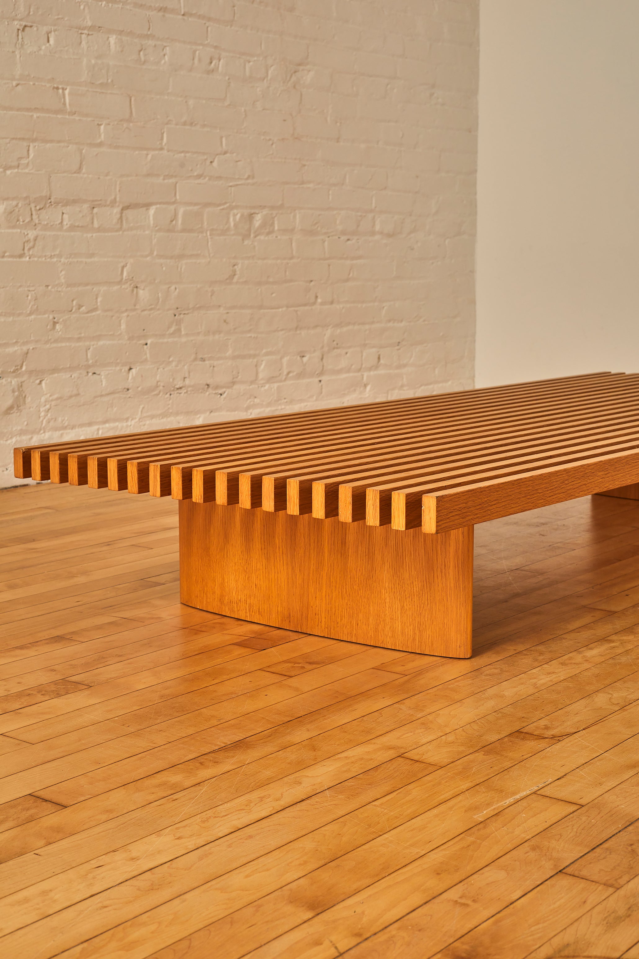 Charlotte Perriand 514 Refolo 55 Bench in Natural Oak