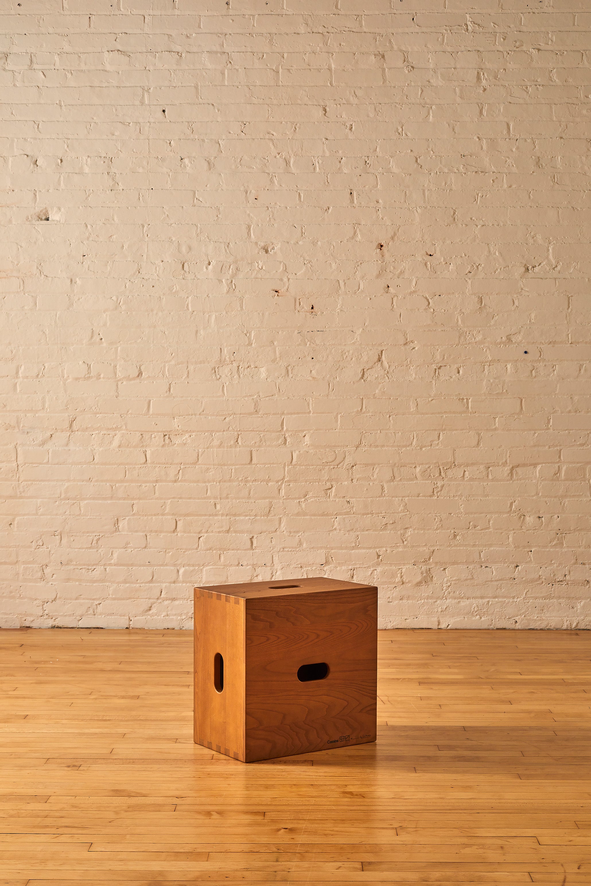 Cabanon Wood LC14 Stool by Le Corbusier for Cassina – Somerset House
